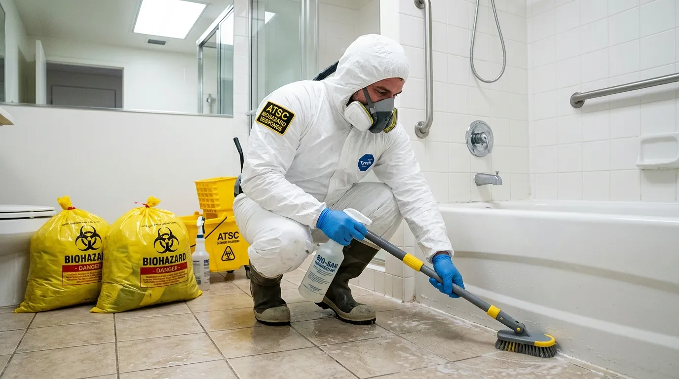 Decontamination equipment deployed for Blood Cleanup in Lawrence